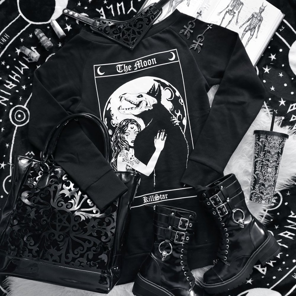 Killstar Wolf Moon Pullover Sweater 💫 HOST PICK - Picture 2 of 8